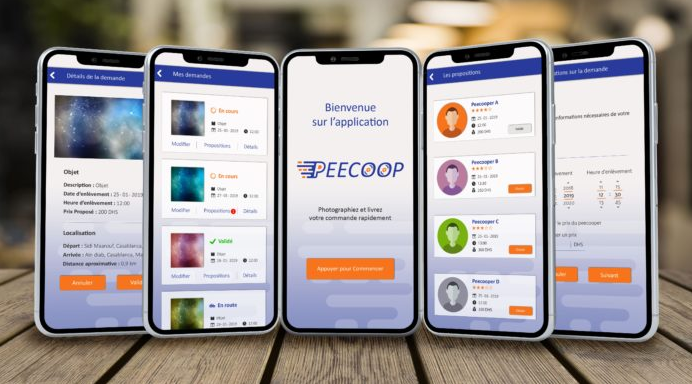 Lancement de PeeCoop : Application mobile de transports urbains de marchandises