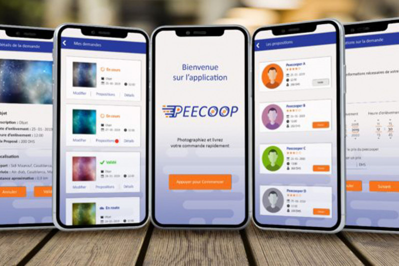 PeeCoop, une nouvelle application mobile de transports urbains de marchandises