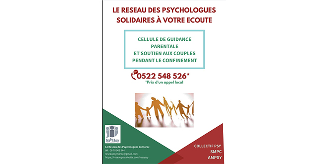 Covid19: Les psychologues lancent une cellule de soutien aux couples