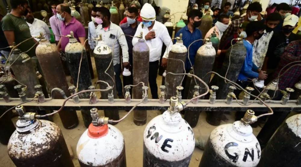 Covid-19 : en Inde, un record mondial de contaminations et une pénurie d'oxygène