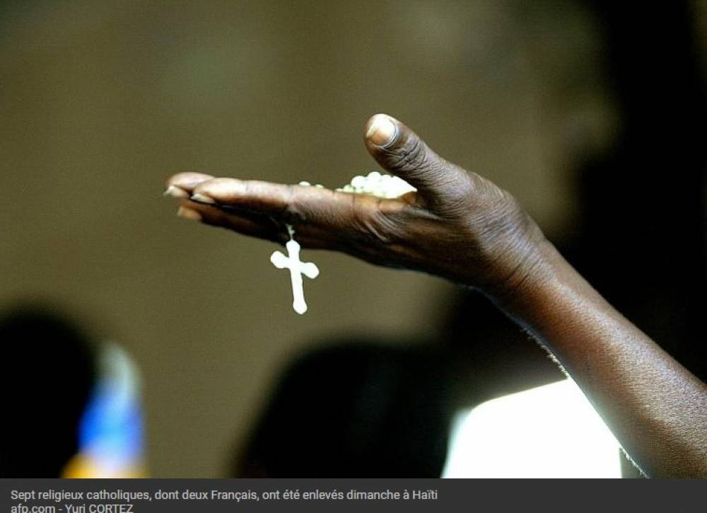 Sept religieux catholiques, dont deux Français, enlevés en Haïti