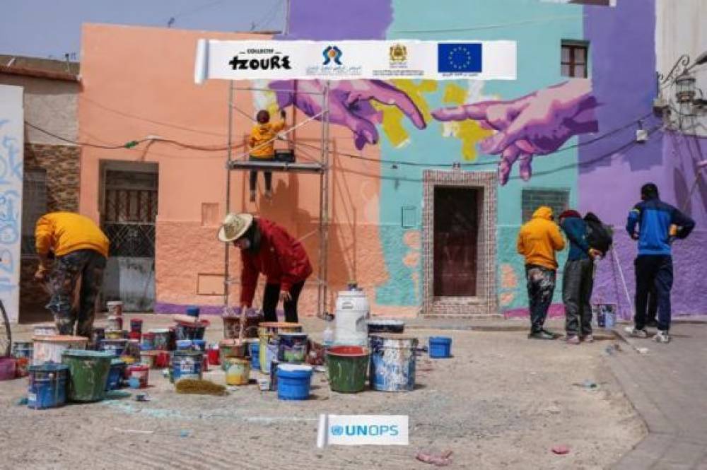 Maroc : Des jeunes mobilisés pour embellir la médina d'Oujda avec du Street Art