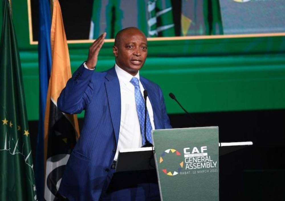 Le président de la CAF, Patrice Motsepe, en visite au Maroc