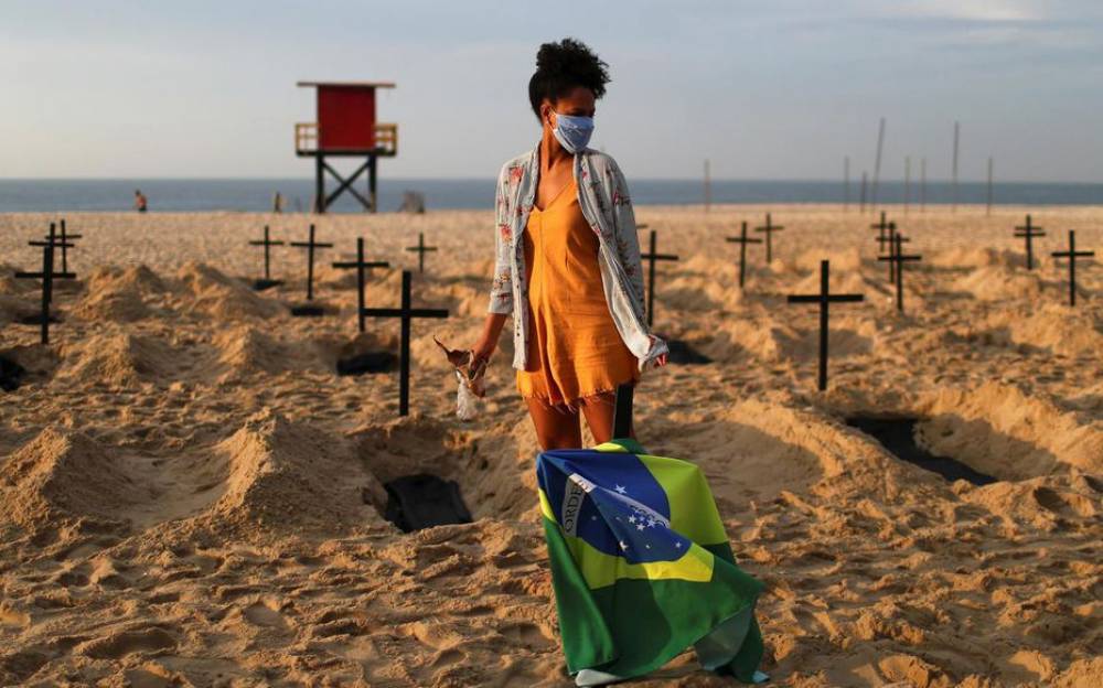 Covid-19 : plus de 66000 morts au Brésil en mars, une véritable hécatombe