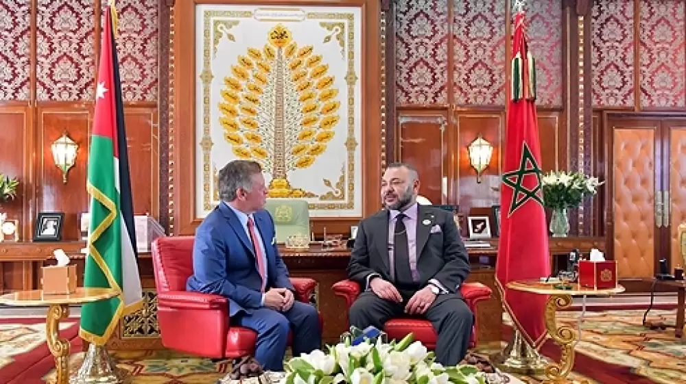 Le roi Mohammed VI félicite le roi Abdallah II de Jordanie, suite au succès de l'opération chirurgicale qu'il a subie