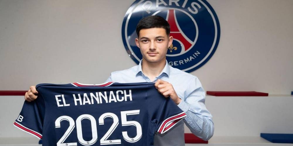 Le Marocain Younes El Hannach signe son premier contrat pro avec le PSG