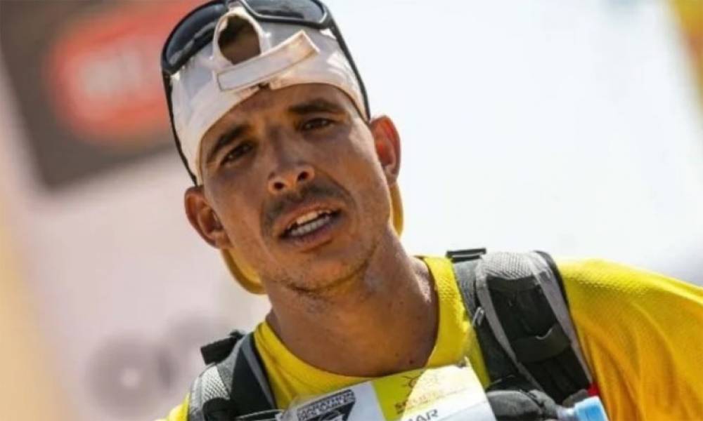 Marathon des sables : habillé aux couleurs de SOFAC, Aziz Yachou sur le podium