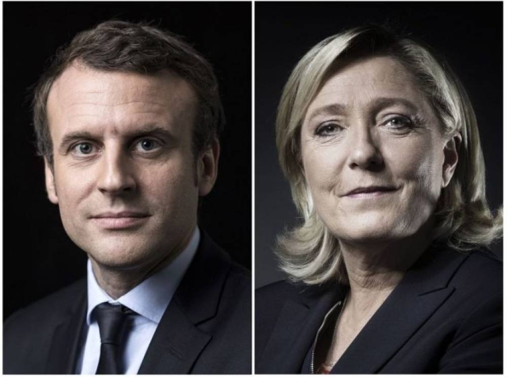 Présidentielle: 27,84% pour Macron, 23,15% pour Le Pen