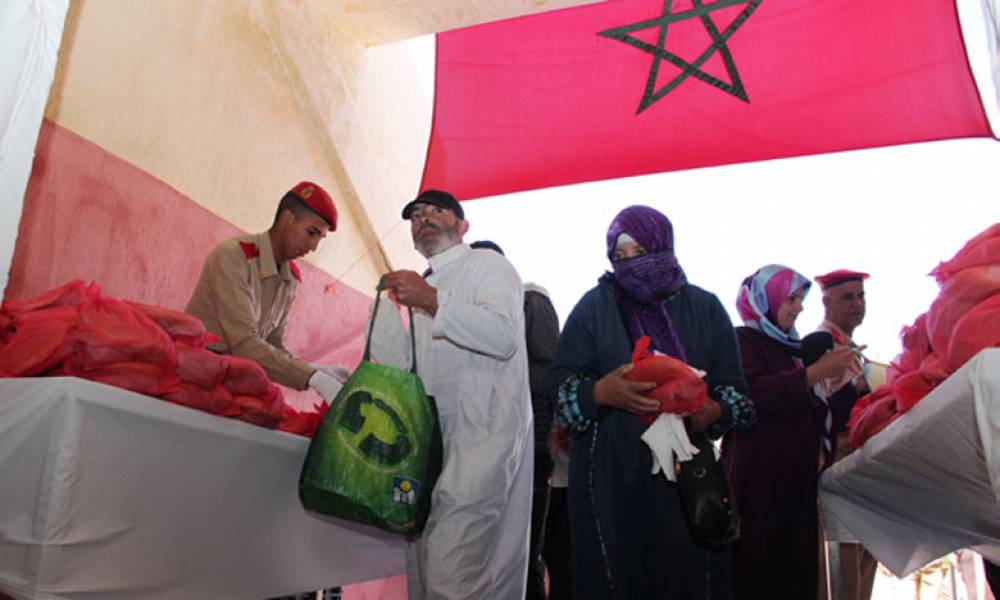 Ramadan 1443 : La Garde Royale distribue les repas du Ftour au profit de familles nécessiteuses