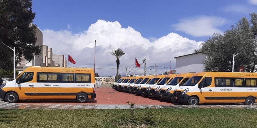 Taza: Des minibus de transport scolaire pour les écoliers de la province