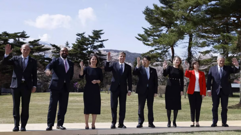 Le G7 promet de faire payer «le prix fort» aux pays aidant la Russie en Ukraine