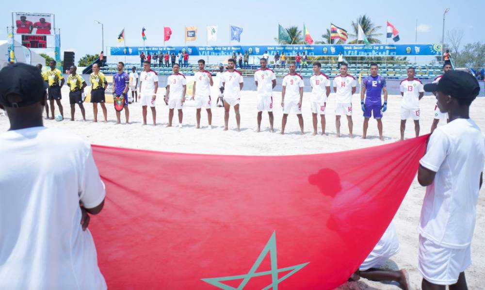 Le Maroc participe à la Coupe arabe de Beach Soccer prévue en Arabie Saoudite