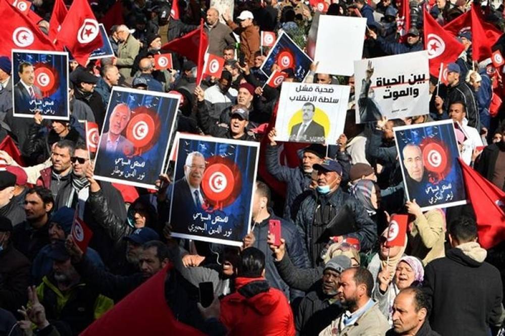 Manifestation à Tunis pour réclamer la libération des opposants politiques