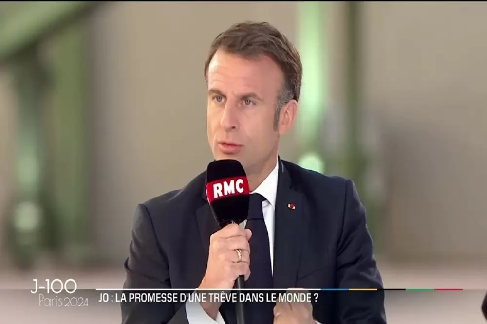 JO 2024 : Macron s'explique sur la participation d'Israël et l’exclusion de la Russie