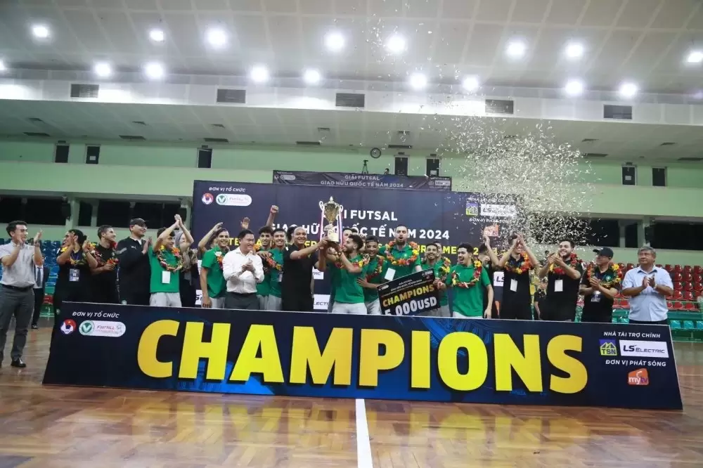 Futsal : L’équipe nationale B remporte le Tournoi Amical International au Vietnam