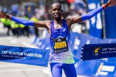 Athlétisme : les Kényans Korir et Lokedi remportent le marathon de Boston