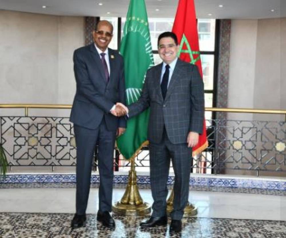 Rabat : Nasser Bourita s’entretient avec le président de la Commission de l’UA