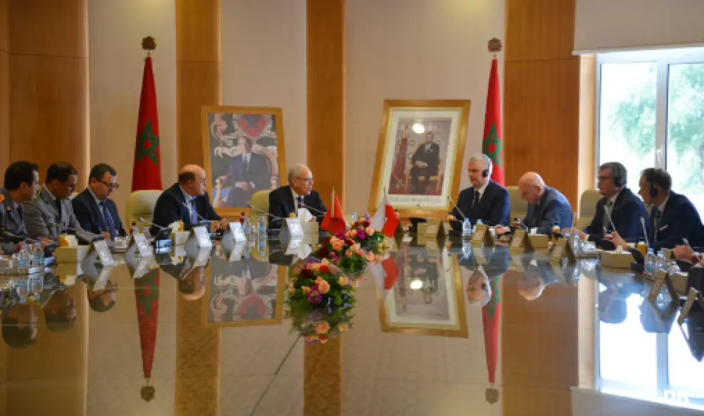 M. Loudyi reçoit le ministre délégué auprès du Premier ministre, chargé de la coordination des Services spéciaux de Pologne