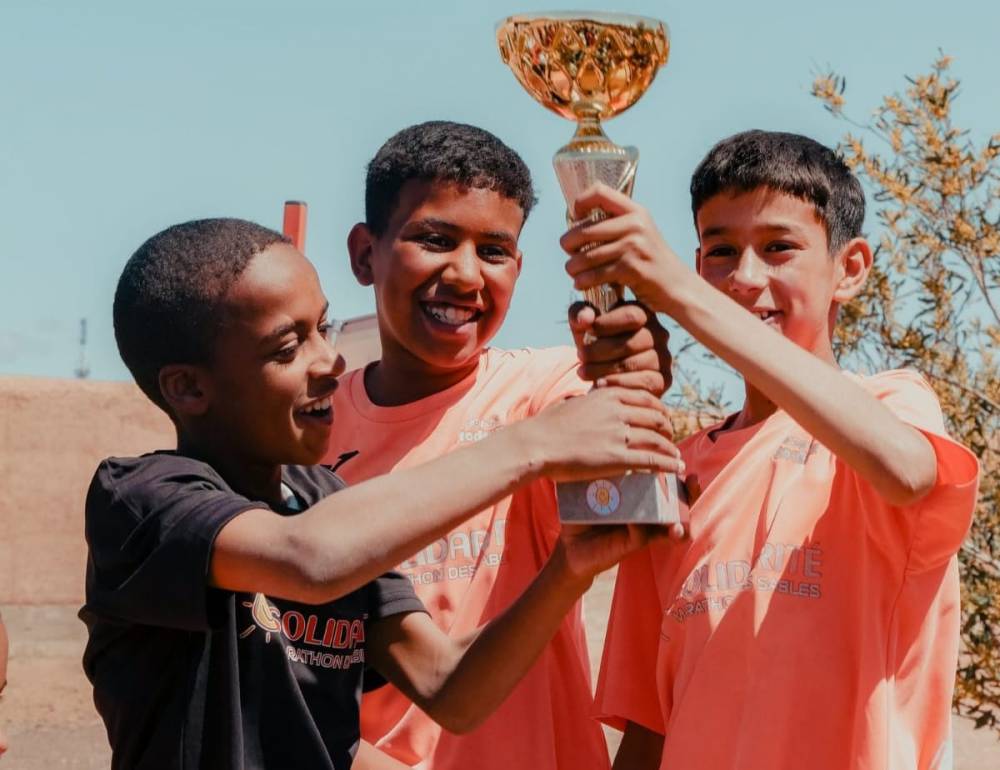 1000 donateurs pour soutenir les activités sportives des enfants de Ouarzazate