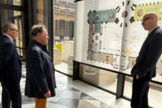 Le futur Musée du Continent à Rabat au centre d'une visite de Qotbi en Belgique