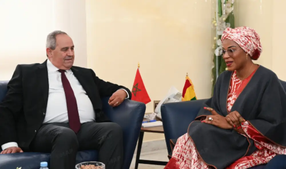 M. El Midaoui s’entretient à Rabat avec son homologue guinéenne et présidente du CAMES