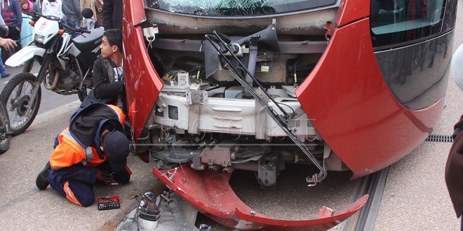 Tramway de Casablanca: Grave accident avec un motocycliste