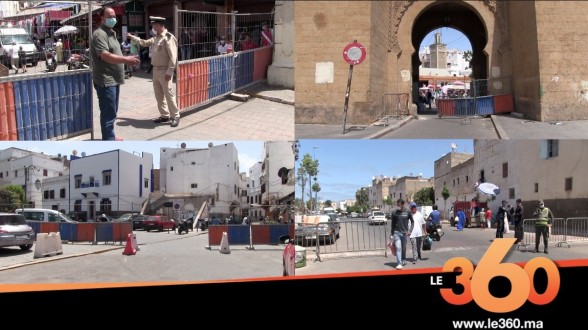 Vidéo.Covid-19: À Casablanca, Bab Marrakech bouclé,contrôles renforcés dans les quertiers de Ben Jdia et de Gauthier