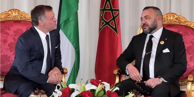 Le roi Mohammed VI a reçu un message du roi Abdallah II