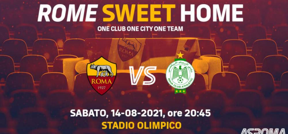 AS Rome-Raja en amical samedi au Stadio Olimpico