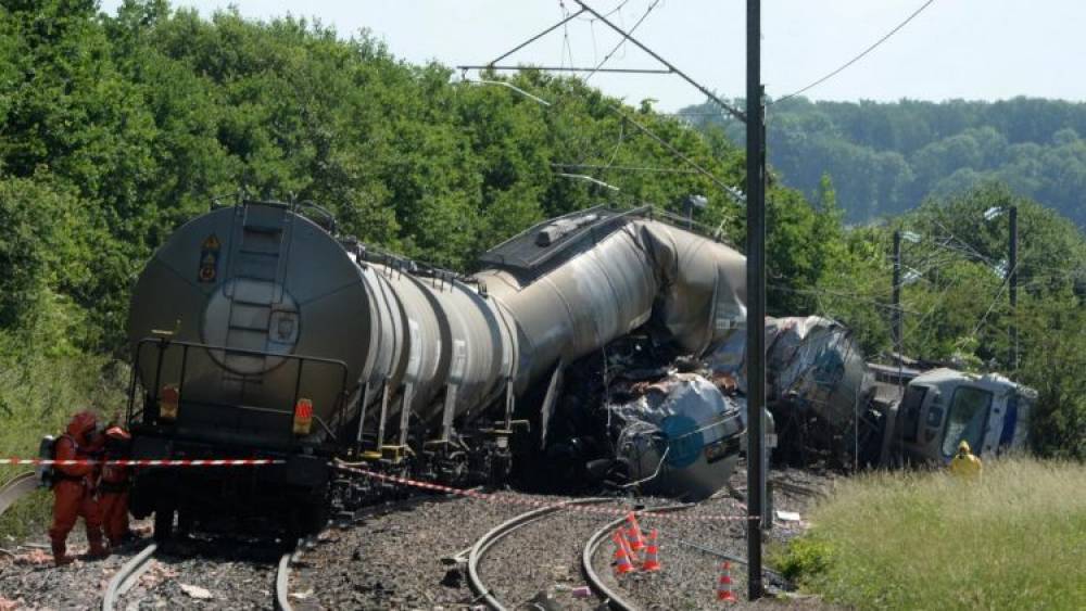 France : déraillement d’un train de marchandises