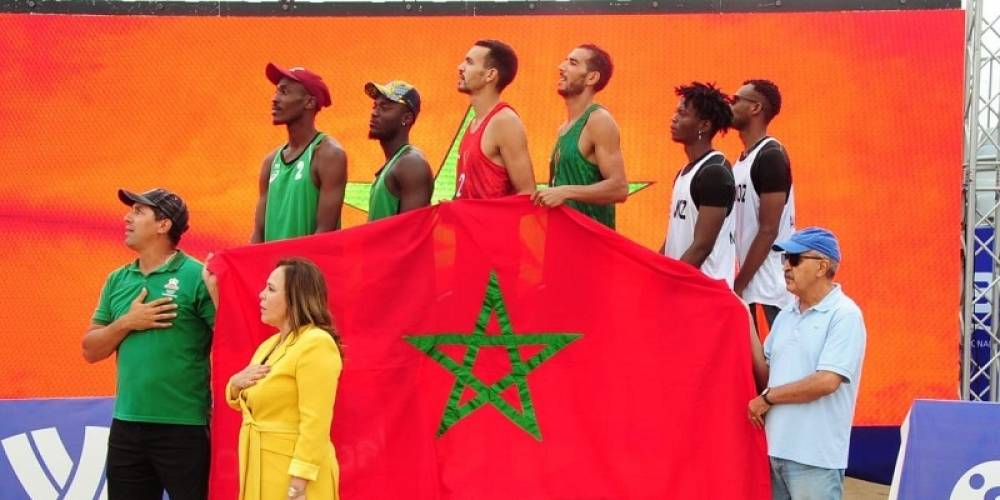 Beach-volley: Le Maroc double champion d'Afrique