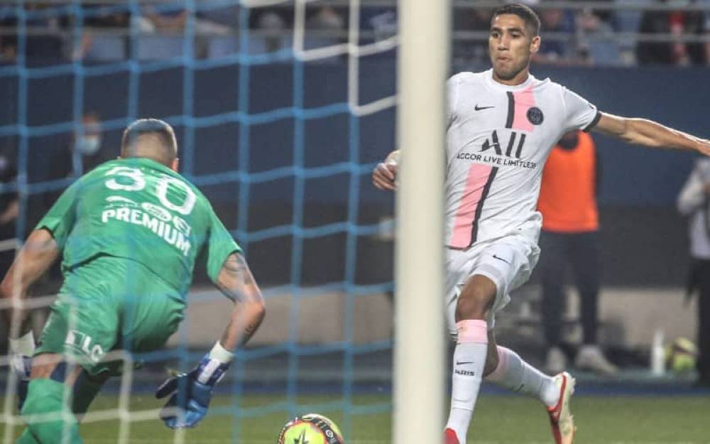 Ligue 1 : Hakimi buteur lors de la victoire du PSG contre Lille