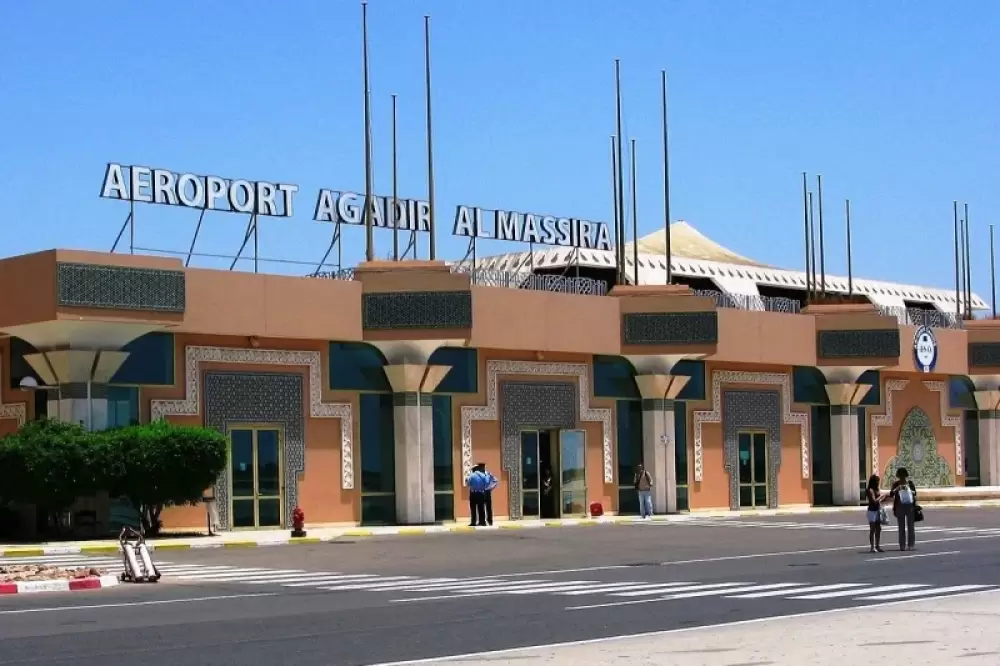 L'aéroport d'Agadir récupère 70% de son activité par rapport à 2019