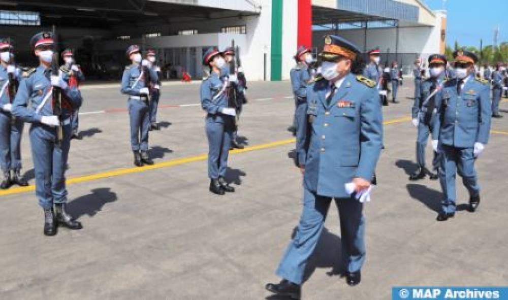 Inauguration d'une nouvelle caserne de la Gendarmerie Royale à Jebha