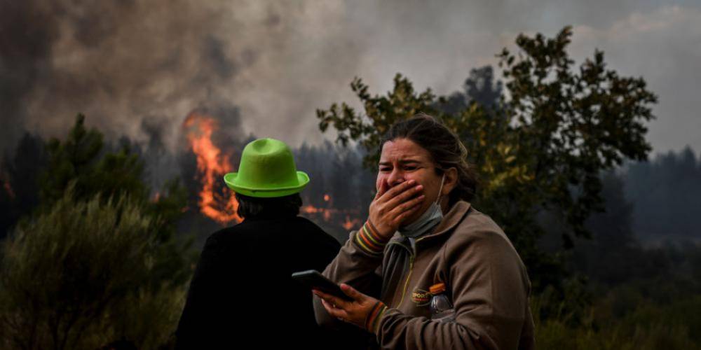 L'odeur des forêts brûlées au Portugal parvient à Madrid