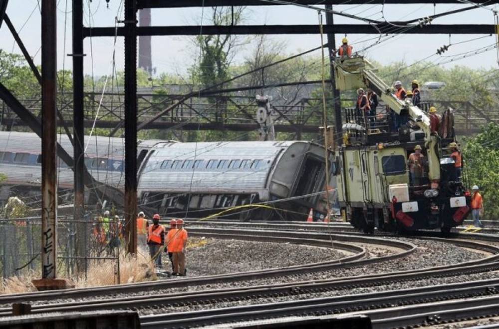 Déraillement d’un train à New York : Au moins 13 personnes blessées