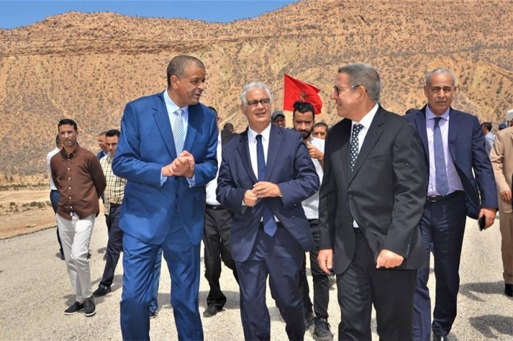 Nizar Baraka inspecte le chantier de l’autoroute de l’eau qui progresse à grands pas