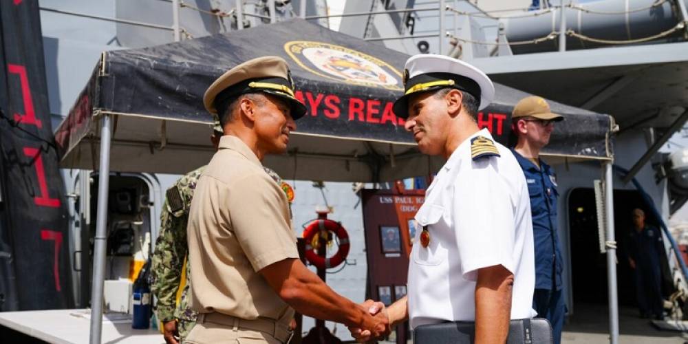 La Marine royale et L'USS Paul Ignatius bouclent avec succès l’exercice naval Atlas Handshake