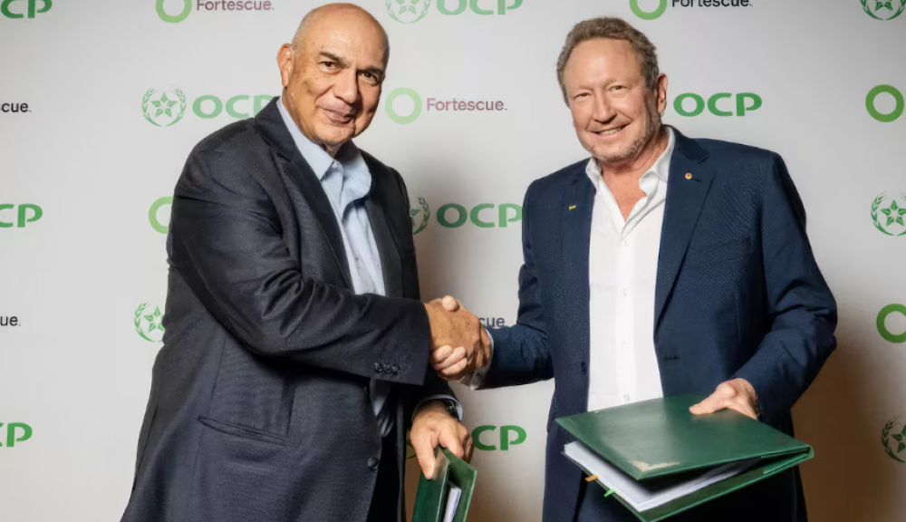 Groupe OCP: lancement imminent des études d’avant-projet de l’usine d’ammoniac vert de Tarfaya et de l’unité d’hydrogène vert de Jorf Lasfar