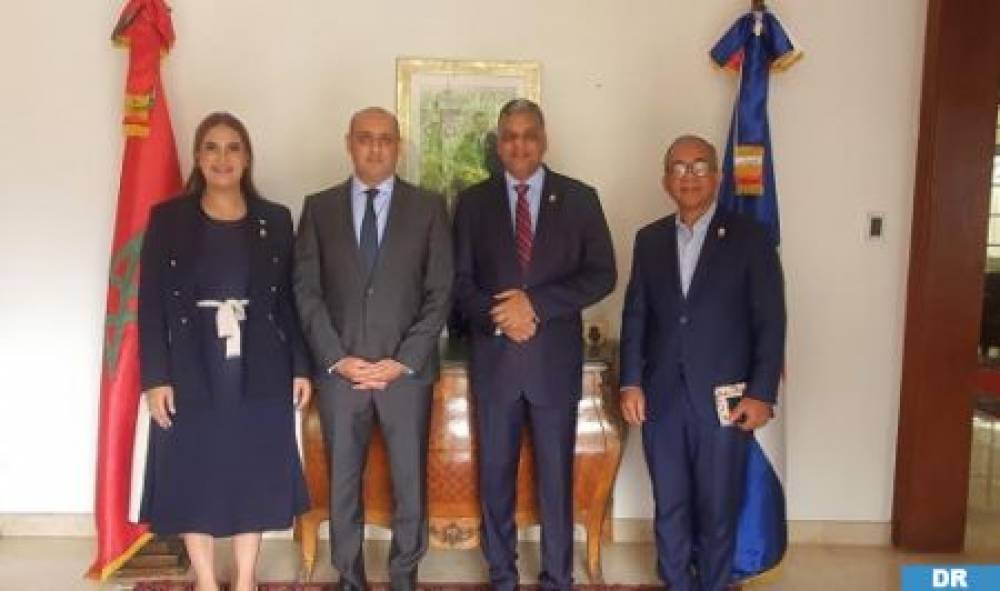 Entretien entre l’ambassadeur du Maroc en République dominicaine et le nouveau président du parlement centraméricain