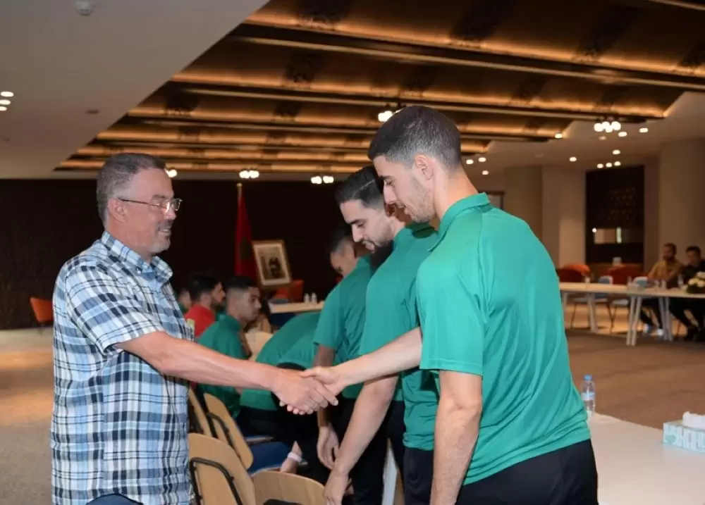 Mondial de futsal : Lekjaa reçoit la délégation de l'équipe nationale