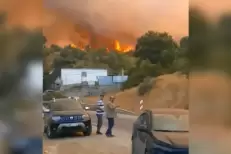 Chefchaouen : Deux membres de la Protection civile blessés dans l'incendie de forêt