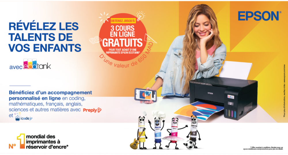 Rentrée scolaire : Epson soutient l’apprentissage numérique avec sa gamme EcoTank