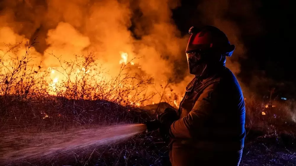 Tarifa : des hôtels et campings évacués face à un violent feu de forêt
