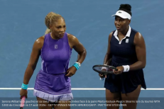 Les soeurs Williams réunies, quatre ans après leur dernier match ensemble