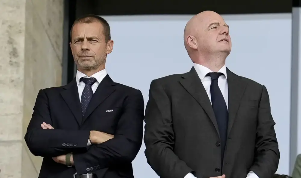 Aleksander Ceferin, président de l'UEFA, ne défiera pas Infantino pour prendre la présidence de la Fifa