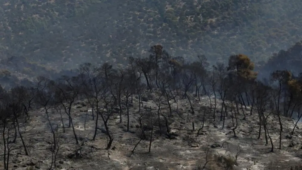 Grèce : un maire placé en détention provisoire pour incendie de forêt