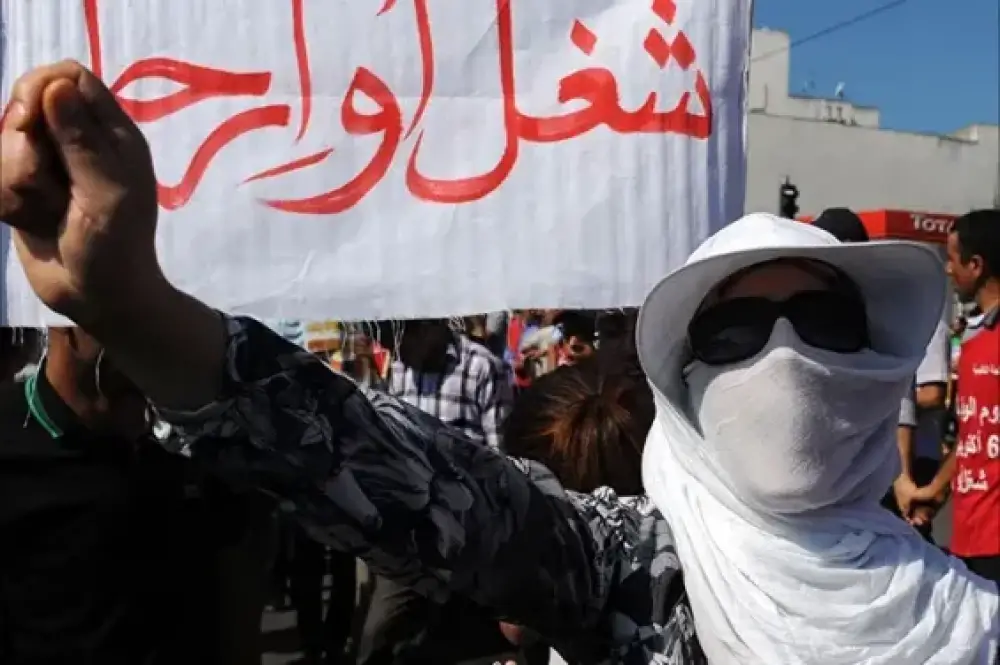 Berkane : les diplômés chômeurs menacent de marcher vers la frontière algérienne