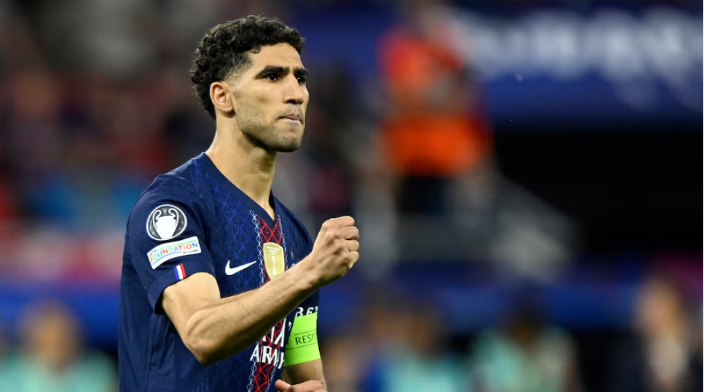 Fin des vacances pour Achraf Hakimi, de retour avec le PSG