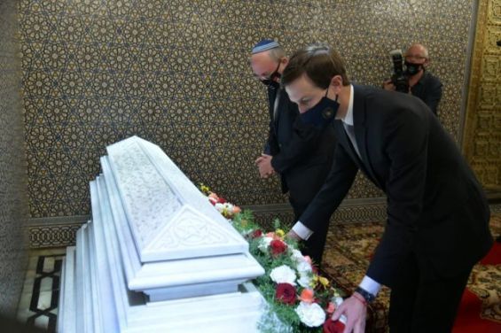 La délégation américano-israélienne de haut niveau visite le Mausolée Mohammed V à Rabat